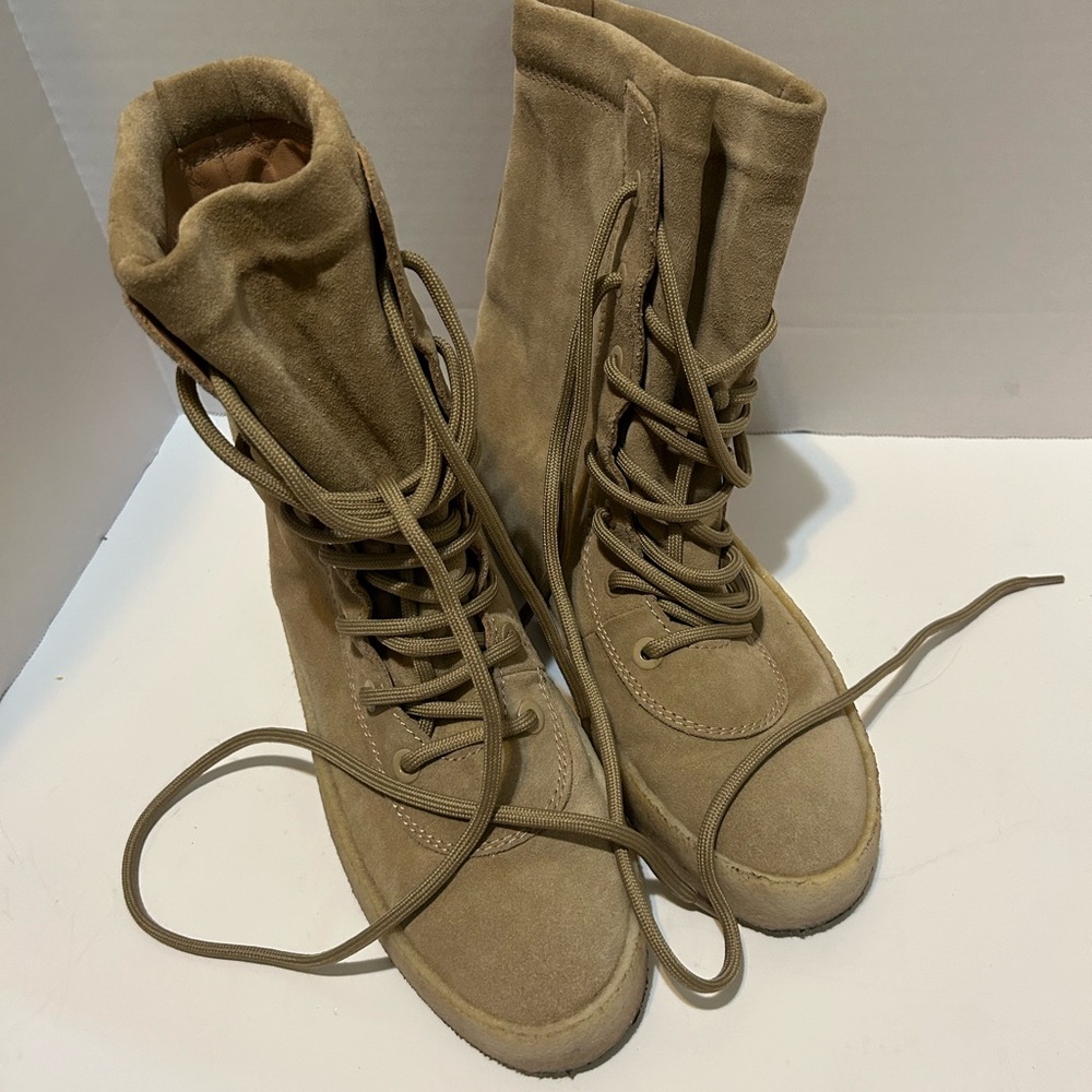Size 41 Yeezy Military Crepe Boot Season 2 Taupe 2016